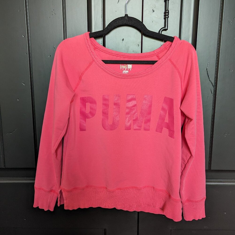 Pink Puma Crewneck Sweatshirt Size Small
